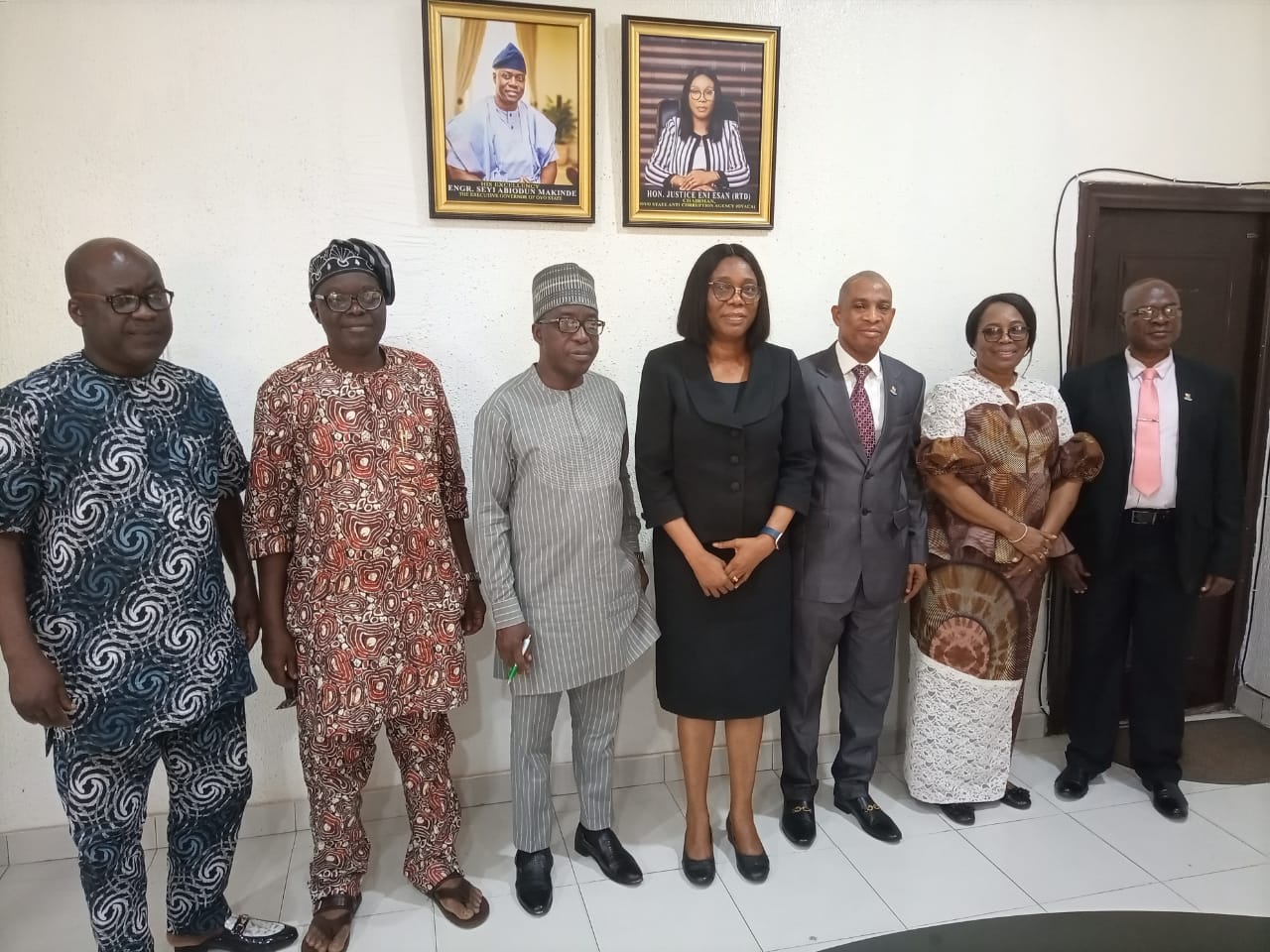 Members of SPFACC on a Study/Exchange Visit to OYO State Anti Corruption Agency (OYACA) Ibadan